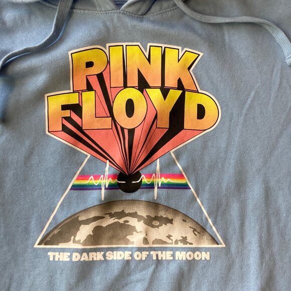 Pink Floyd Hoodie Sweatshirt Dark Side of the Moon Size Large L Unisex Mens - Picture 2 of 11
